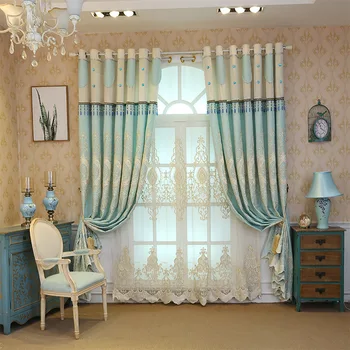 Nova Evropska senčenje ženiljska vezene zavese, spalnica, dnevna soba Nordijska turški dnevna soba zavese