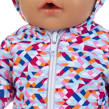 Nova jakna Lutka Obleko, ki ustreza Za novorojenčka otroka 43 cm Lutka Obleko Lutka Pribor Za 17inch baby Doll
