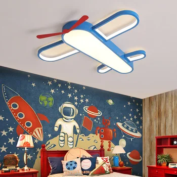 Nova Letala LED Stropne Luči Za Spalnico Boy ' s Soba Studyroom dekorativni Lusure LED Sijalke Svetloba Sklopi Sodobne Sanje, Roman