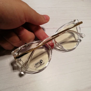 Nova Moda Seksi Mačka Oči Očal Okvir Ženske Letnik Optični Anti-modra Pregleden Očala Ženska Očala Oculos Feminino