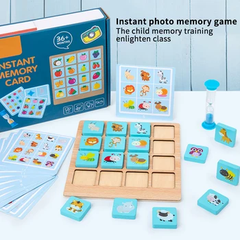 Novo Arrivel Montessori Igrača Za Otroke, Puzzle Igre Pomnilnika, Šah Lesene Učenje Igrače Usposabljanje Koncentracija Igrače Za Otroke