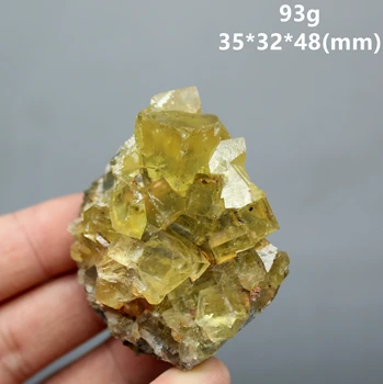 Novo mineralnih! Naravno rumeno fluorite Gruče mineralnih osebkov, Kamni in kristali kremena Zdravljenje crystal