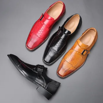 Obleko Čevlje Moške, Oxford Pravega Usnja za Moške Obleka Obutev Podjetje Čevlji Moški Oxford Usnja Zapatos De Hombre De Vestir Formalno