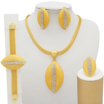 Oblikovalec K trgovini afriški nakit sklopov super gold uhani big Medalje za stranke obletnico poroke, v nigeriji obroč ogrlica
