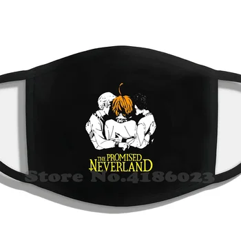 Obljubljena Neverland Emma Ray Norman Trendy Modni Bombaž Maskami Obljubil Neverland Obljubil Neverland Yakusoku Št.