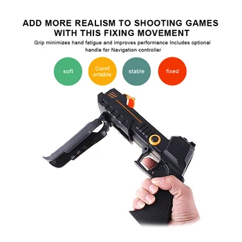 Občutek Pribor Natančnost Strel Armas Arma Palčko Ročno Pištolo za Sony PlayStation 3 PS3, PS Move Motion Controller Streljanje Igre