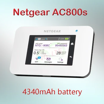 Odklenjena AirCard 800S za Mobilne dostopne točke 4340mah baterije AC800S Optus LTE Cat.9 usmerjevalnik 4g reže za kartico sim 4g wifi usmerjevalnik moči banke
