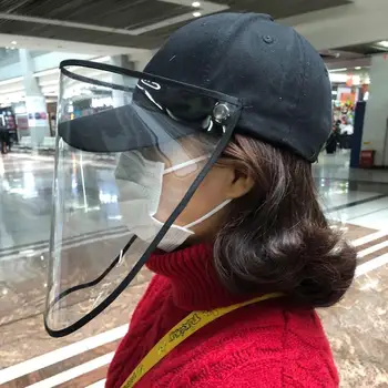 Odstranljiva Zaščitna CapAnti Onesnaževanja Baseball Skp Večkratno uporabo Maske Anti-fog Klobuk Anti-UV Masko Nedelja Klobuk