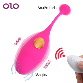 OLO Nosljivi Dildo, Vibrator Vaginalne Zaostritev Uresničevanje Brezžični Daljinski Vibracijsko Jajce Klitoris Stimulacije Vibrator Sex Igrače za Ženske