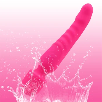 OLO Čarobno Palico AV Vibrator za G Spot z vibriranjem Dildo Ogrevanje Dvojni Vibrator Sex Igrače za Ženske Klitoris Stimulator Spola Igrače Shop