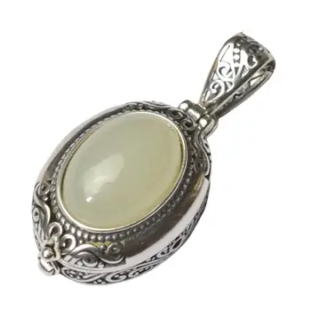 Original oblikovalec obrti čar vzorec edinstveno Ogrlico, Obesek, Kitajski retro slogu ogledalo polje ustvarjalne ženske srebrni nakit