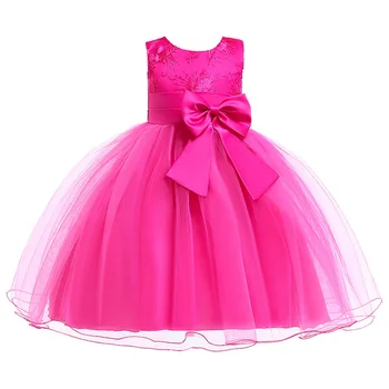 Otroci Obleke Za Dekleta Princesa Poročno Rojstni dan Cvetlični Tutu Obleko Baby Dekle Najstnik Večer Stranka Vestidos otroška Oblačila