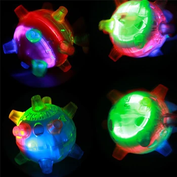 Otroci Smešno Utripa Odskakivanje Žogo Z LED Lahka Glasba Žogo Igrače Darilo za Fanta Dekle, Glasbo, Ples Žogo Smešno Igrača Naključno Barvo