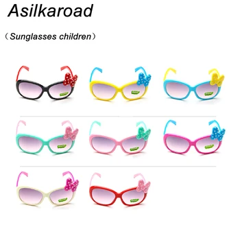 Otroci sončna Očala Princesa Srčkan Baby Hello - Očala Debelo Visoke Kakovosti Fantje Gilrs Suanglass UV400 Očala Dekleta Metulj