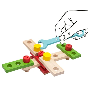 Otrok Vijak Montažo Baby Hands-on Multi-Funkcijo Repair Matica Kombinacija Demontaža Orodij Izobraževalne Fantje Igrače