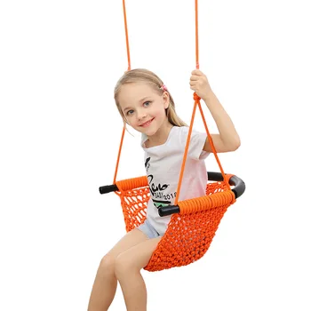 Otrok Vrv za Swing Neto viseči mreži, Swing Baby Družino Viseči Stol Prostem Vrt Ročno Tkanje Swing Stol Otroci Zaprtih Igrača