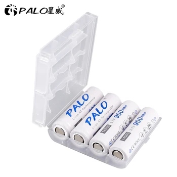 PALO 4PCS Visoko Kakovostnih Izvirnih 14500 Baterije AA polnilne batteria 3,7 V Li-ionska Akumulatorska Baterija za svetilko