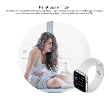 Pametno gledati Fitnes tracker Bluetooth klic Nepremočljiva Srčnega utripa, krvnega tlaka, spremljanje Menstrualne opomnik Pametna zapestnica F3