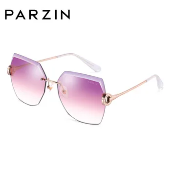 PARZIN sončna Očala Ženske Najlon Objektiv Luksuzni Oblikovalec Prevelike sončne Očala za Ženske Modni Očala Odtenki UV400 Gafas De Sol