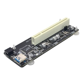 PCIE PCI-E PCI Express X1 da Riser PCI Kartica Bus Kartico Visoko Učinkovitost Adapter Pretvornik USB 3.0 Kabel za Namizni RAČUNALNIK ASM1083 Čip