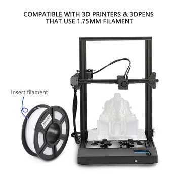 PETG 3D Tiskalnik, ki z Žarilno 1.75 mm PETG Belo darilo DIY tiskanje s hitro pošiljko ne mehurček +-0.02 MM z Vakuumsko pakiranje