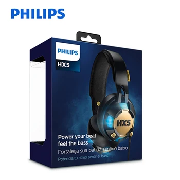 Philips SHX50 Božično darilo z Žico za Nadzor LED Luči Svetijo Igra Slušalke za Računalnik, Telefon Igra Slušalke Uradni Test