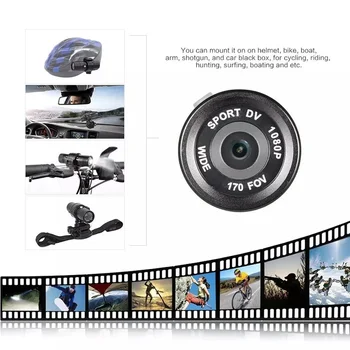 Pištolo Kamera Mini Lovska Kamera HD 1080P Video Snemalnik DV Pot Fotoaparat Baklo Kamere za Puško Čelada Kolesarska s Pištolo Mount