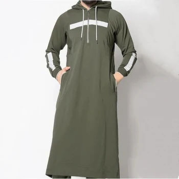 Plus Velikost Hoodies Dolgo Zgornji Del Trenirke Moški Modni Mozaik Ulične Islamskih Islamski Arabski Majica Moški Jeseni Žepi Puloverju