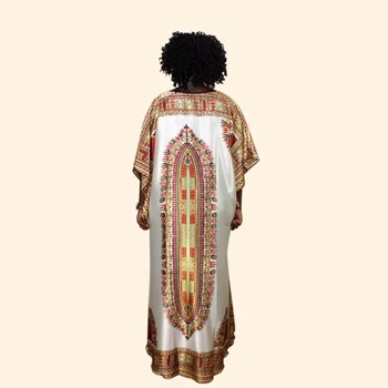 Plus velikost Nove Afriške Tranditional Stranka Dolgo Dashiki Ohlapno Obleko Letnik 60-ih, 70-ih Hipi Dashiki CAFTAN etnične Indijski boho