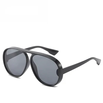 Poceni Plastične ženska sončna Očala Črna za prodajo Moške Pilotni Oversize Odtenkov, z ohišjem, ki je UV Zaščito Popust Tortoise Velik Okvir