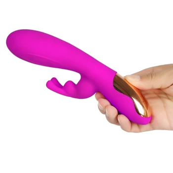 Polnjenje prek kabla USB vibrator za ženske 12 frekvenco pretoka zajec, ženska masturbacija vibrator masaža masturbacija igrače za odrasle