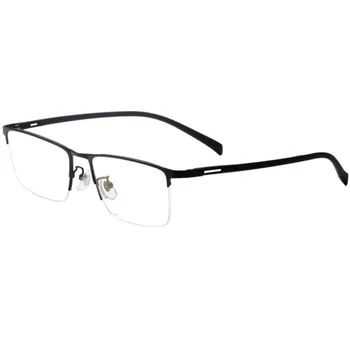 Poslovni moški očal okvir ultra lahka udobno titanove zlitine pol okvir očal okvir optičnega recept okvir P9918