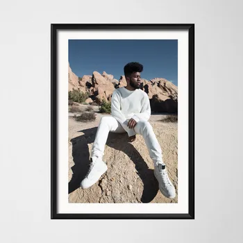 Poster Tiskanje Vroče Khalid Hip Hop Rap Glasba Pop Zvezda Rapper Olje Slikarsko Platno Umetnosti Stenske Slike Dnevni Sobi Doma Dekor