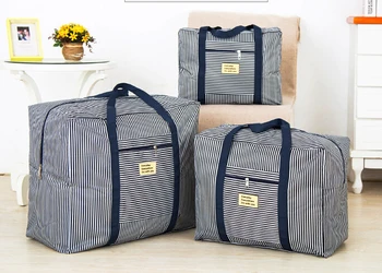 Potovalna torba Oxford nepremočljiva velika zložljiva prenosna oblačila vrečko potegnite palico spremljevalec polje pakiranje vrečko brezplačna Dostava