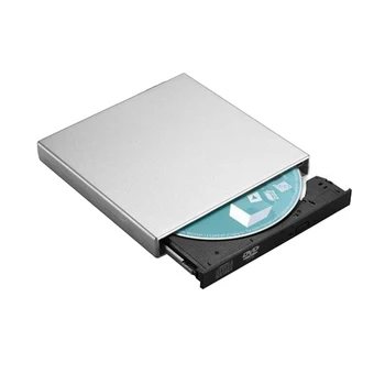 Prenosni USB 2.0 Zunanji DVD Combo CD-RW Gorilnika Bralec Diktafon Portatil za Prenosni RAČUNALNIK Namizni Računalnik