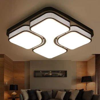 Preprost art moderne led stropne luči spalnica, dnevna soba, plafoniere moderne svetilke deckenleuchten luminarias plafondlamp pribor