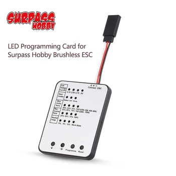 PRESEGLA HOBI LED Programsko kartico za RC Avto 25A/35A/45A/60A/80A/120/150A Brushless ESC Elektronski Krmilnik program