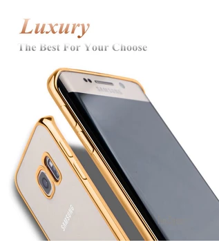 Prevleka Telefon Primerih Za Samsung Galaxy A3 A5 A7 2016 J1 J5 J7 S3 S4 S5 S6 S7 Rob Plus G530H Kritje Mehko TPU Zaščitna torbica