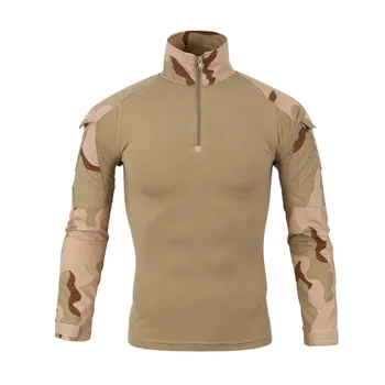 Prikrivanje Vojske T-Shirt Moški NAS RU Vojaki, Boj proti Taktično T Shirt Vojaške Sile Multicam Camo Dolg Rokav T Srajce