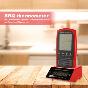 Priročno Pro Digitalni BBQ Mesa Termometer Multi-funkcionalne Praktičen Brezžični Žar Thermomet Kuhinja Hrane, Kuhanje