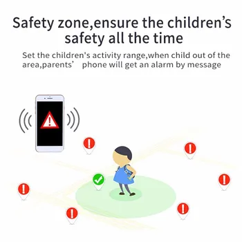 Q12B Otroci Pametno Gledati LBS Položaja 2G Kartice SIM Dail kličete Gledajo Otroci Nepremočljiva Fant Dekle Smartwatch Za Android IOS
