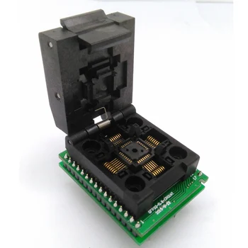 QFP Programer vtičnica Pin Igrišču 0,8 mm IC Velikost Telesa 7x7mm Test Vtičnico Podporo TL866A TL866CS TQFP32, da DIP32 SMT /SMD Test vtičnico