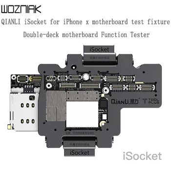 QIANLI iSocket za iPhone x xs xsmax motherboard test stalnica dvojni kabini motherboard Preizkus delovanja Popravilo Orodja Brez varjenja