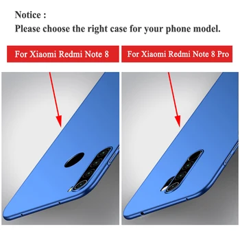 Redmi Opomba 8 8T Primeru MSVII Slim Motnega Primeru Za Xiaomi Redmi Opomba 8 8 Pro Primeru Mat Težko Pokrivajo Xiami Xiomi Redmi Opomba 8 Pro 8T