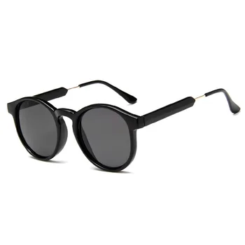 Retro Okrogla sončna Očala Ženske, Moške blagovne Znamke, Oblikovanje Preglednih Ženska sončna očala Moških Oculos De Sol Feminino Lunette Soleil