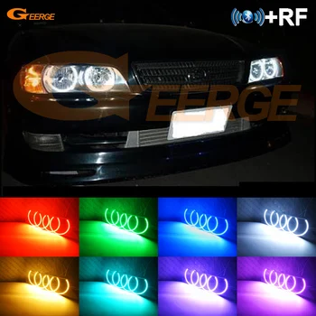 RF daljinski Bluetooth APP Multi-Barvni Ultra svetla RGB LED Angel Eyes komplet Za Toyota Ima JZX100 1996 1997 1998 1999 2000 2001