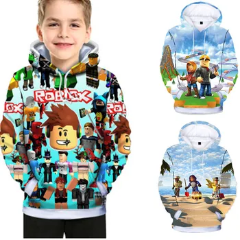 ROBLOXing 3D Hoodie Plašč, otroci Sweatshirts 3D Puloverji Puloverji Vrhnja oblačila Hoodie fantje dekleta Trenirke Ulične Ho