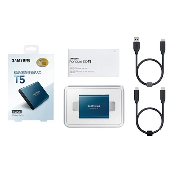 Samsung T5 Prvotne blagovne Znamke Zunanje SSD T5 USB3.1 Zunanji Trdi Disk ssd Pogonov Za Prenosni računalniki Prenosni 250GB ssd 500 GB 1T