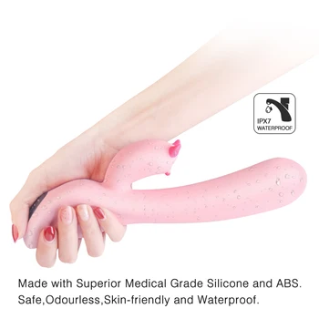 SEAFELIZ Super Moči Vibrator Erotično Igrača Spola Izdelek Za Ženske Klitoris Stimulator Odraslih G Spot Dvojno Motornih Massager Mehko na Dotik
