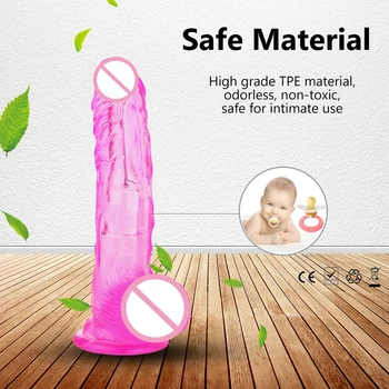 Seks 10 Način Realne Jelly Vibrator, Vibrator za ponovno Polnjenje Obračanje Penis Erotično G Spot Vibratorji za Ženske Massager Igrače za Odrasle